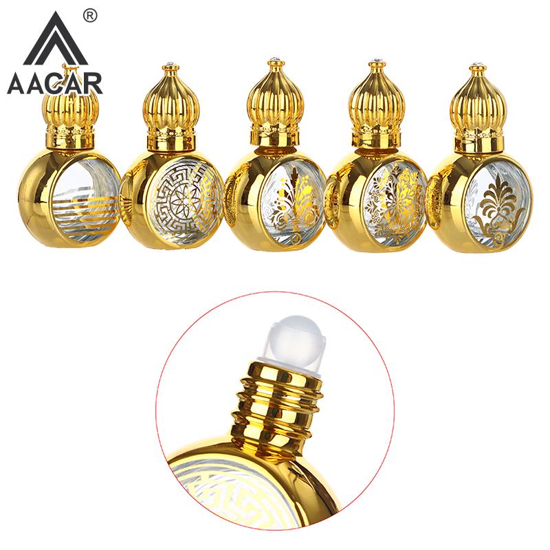 Attar Oil Roll On - 1pc 10ml Gold Arabic Crystal Essential