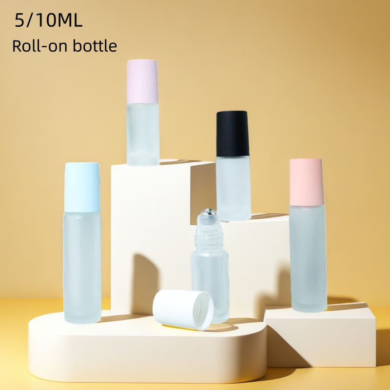 Attar Oil Roll On - 50pcs 5ml/10ml Thickened CLear/ Frosted Glass