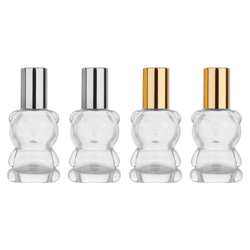 Attar Oil Roll On - Essential Oil Glass Bottle Empty Clear