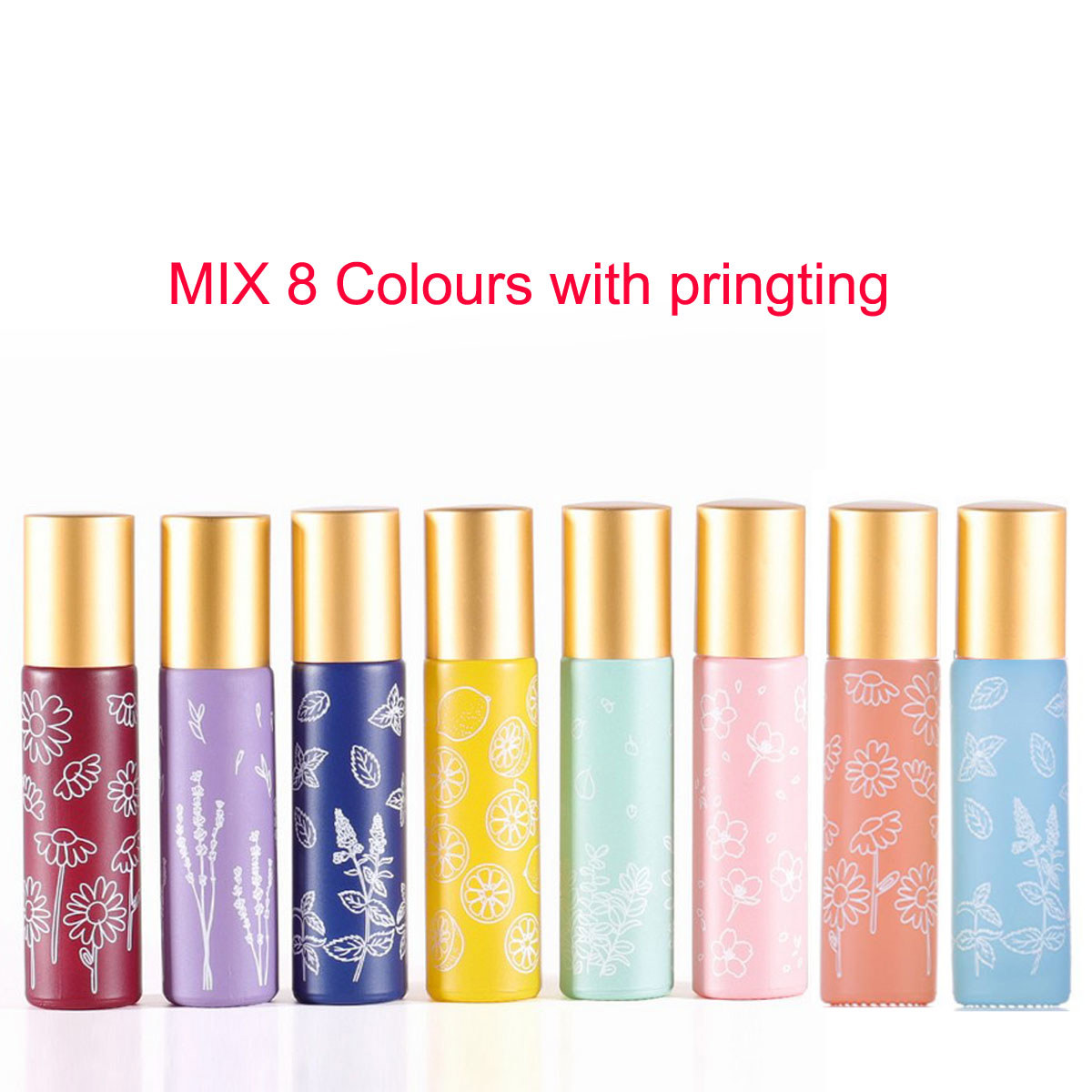 Attar Oil Roll On - 6X 12X 10ML Macaron Glass Roll