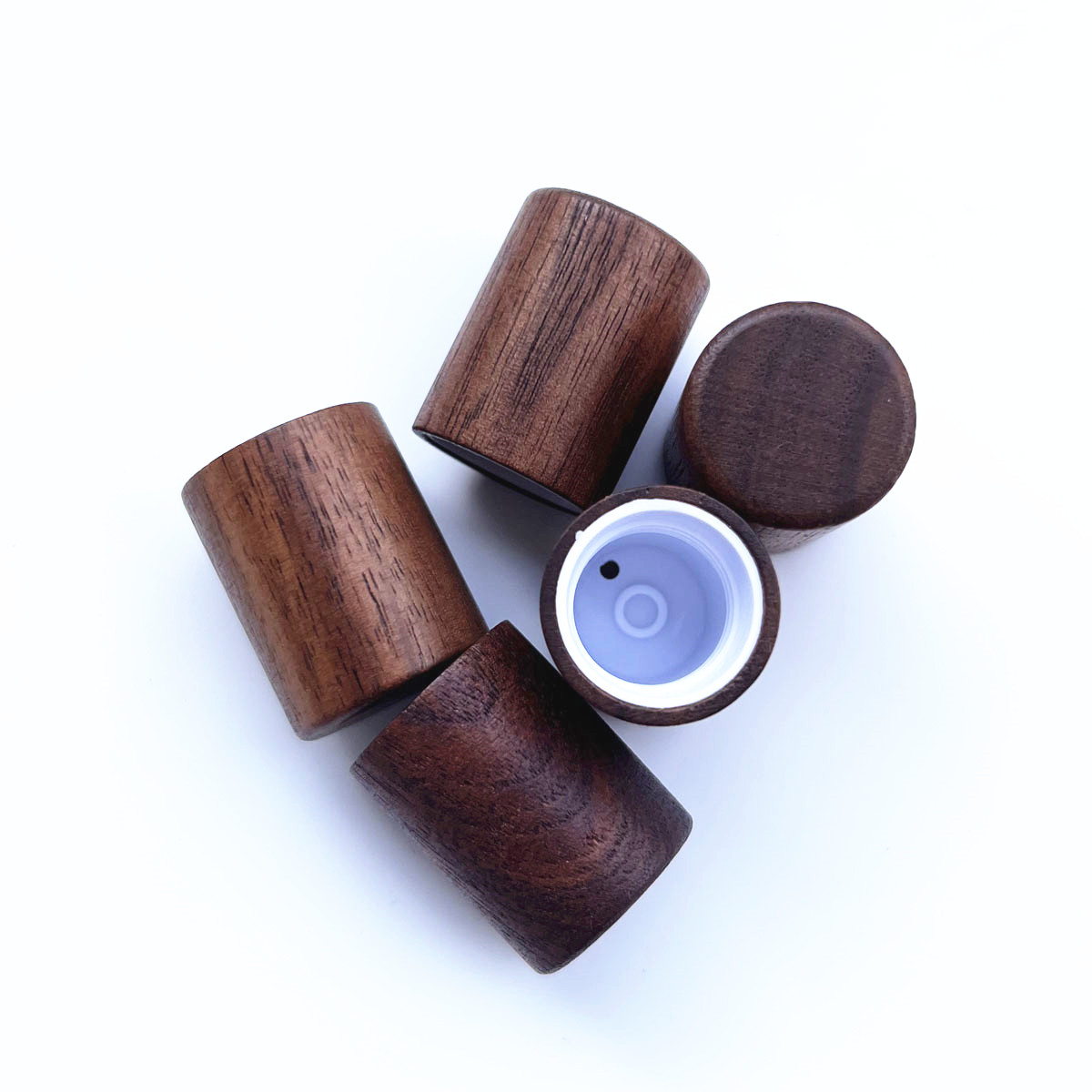 Attar Oil Roll On - 10X Natural Black Walnut Wood Lid