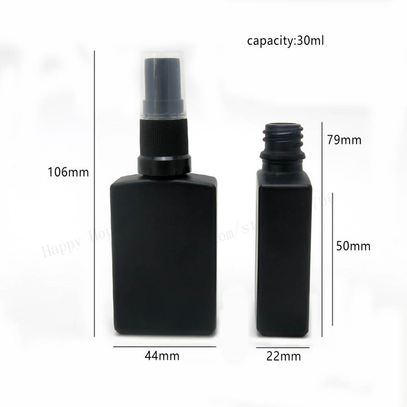Perfume X - 12 x 30ml Frost black Square