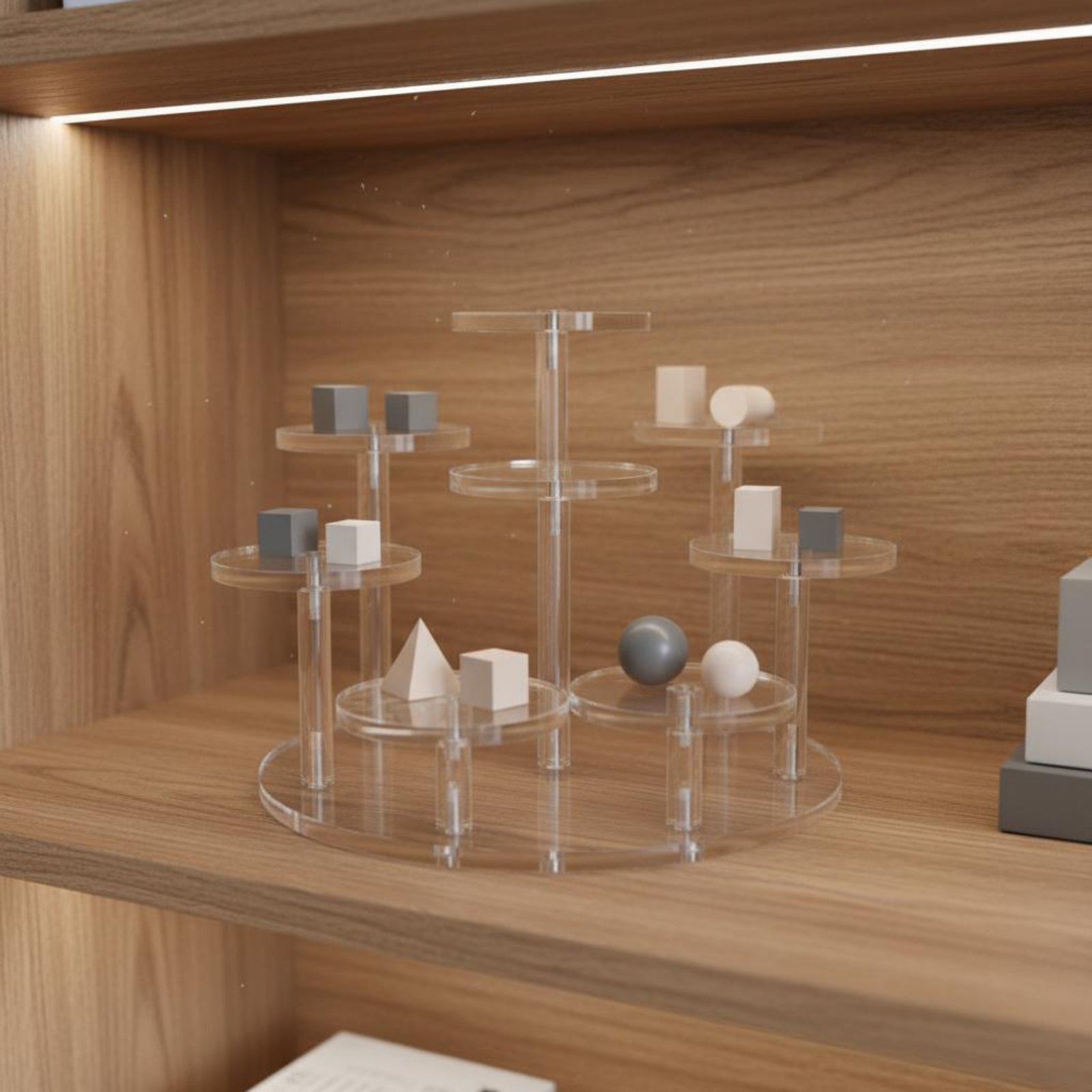 Perfume X - Multi-Tier Display Stand Long-Lasting Acrylic Display