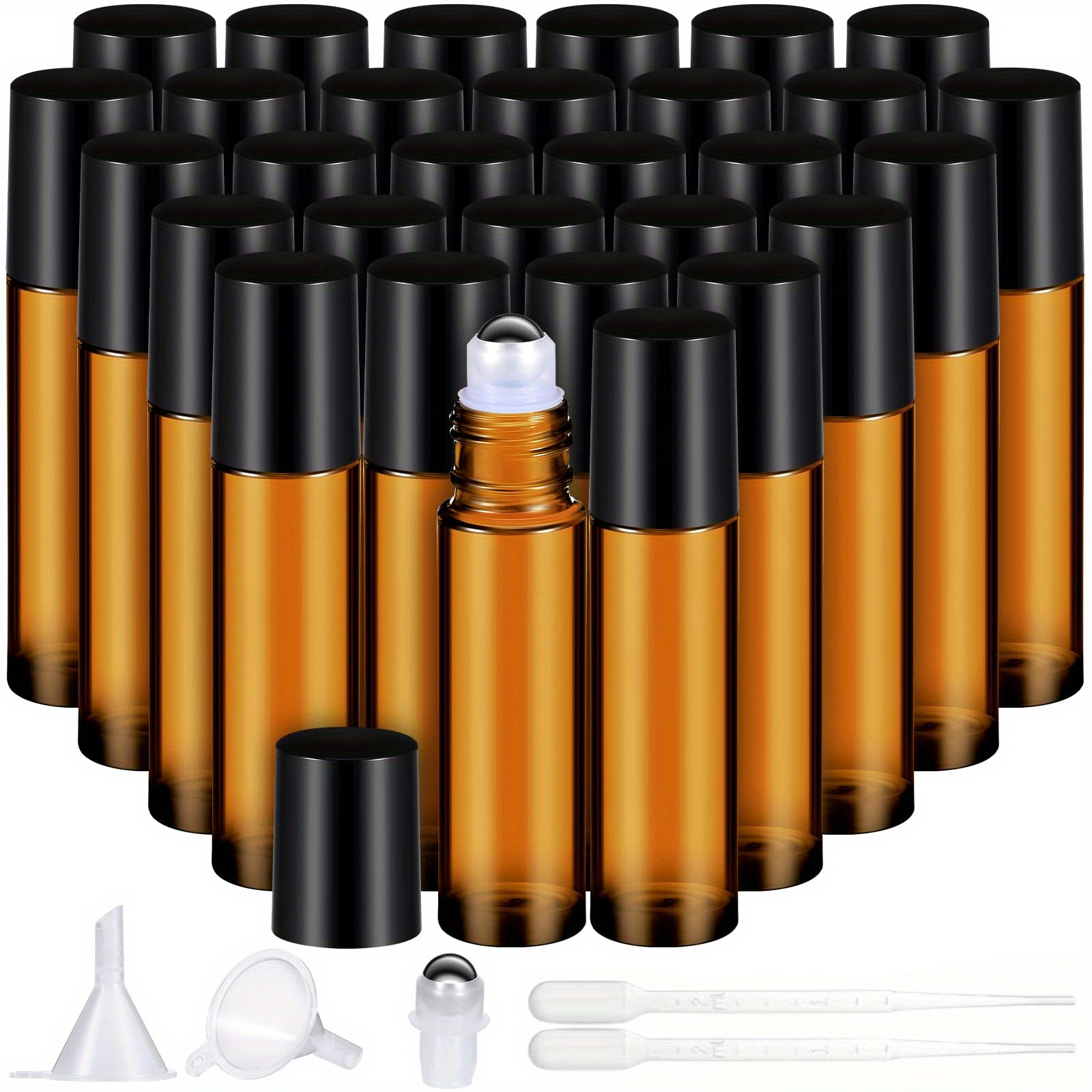 Attar Oil Roll On - 8/30pcs Glass Roll on Bottle 10ml