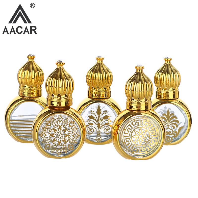 1pc 10ml Gold Arabic Crystal E - Attar Oil Roll On 评论和价格