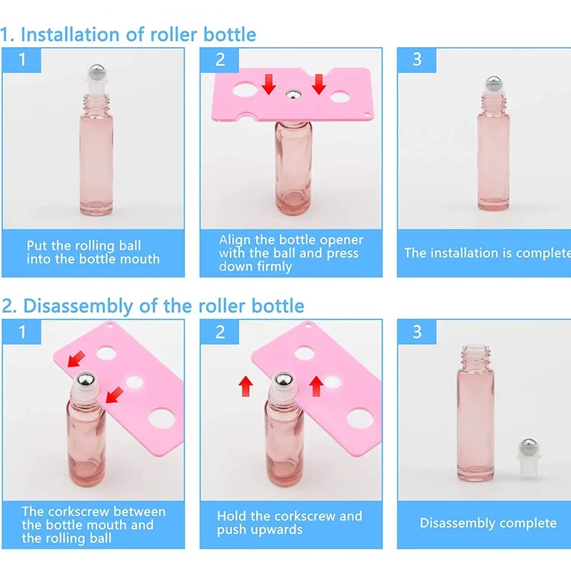 5Pcs 5ml 10ml Portable Frosted - Attar Oil Roll On 评论和价格